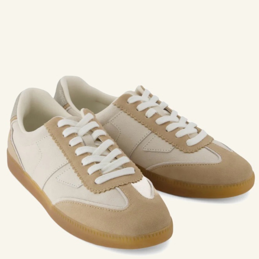 Sneakers - TOMS - “Collin’s” Women’s 10 - NWT - Suede & Leather - Oatmeal Color